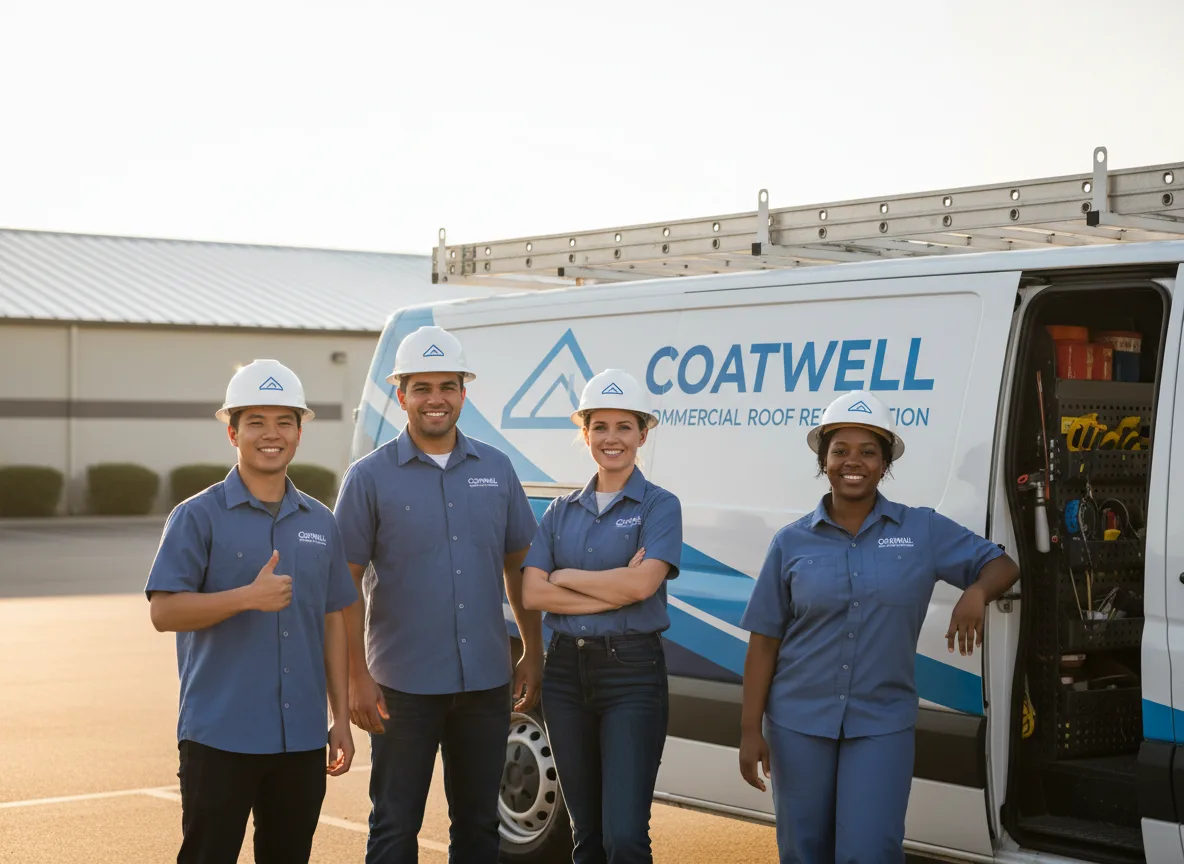 Commercial roof coating company in Gorham, IL